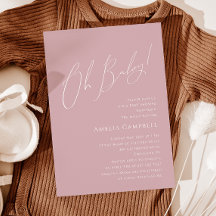 Rosa de gordinho! Chá de fraldas