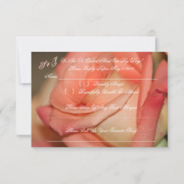 Convite Rosa de Pêssego com Coral