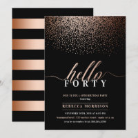 Rosa de Sumário Dourado/Cobre Qualquer Festa de an