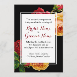 Convite Rosa do Casamento Romântico Boêmico Personalizado