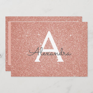 Convite Rosa Dourado Glitter Sweet 16 Salve a data