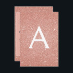 Convite Rosa Dourado Glitter Sweet 16 Salve a data<br><div class="desc">Rosa Dourado Sparkle Glitter Doce Dezesseis Monogramas Nome e Salve Inicialmente o Convite de aniversário de Datas. Este convite é perfeito para a Festa de aniversário Rosa Dourada Sparkle Glitter Sweet 16 que está a tentar comemorar em Rosa Rosa Rosa Rosa Rosa Dourada.</div>
