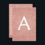 Convite Rosa Dourado Sparkle Glitter Doce Dezesseis Aniver<br><div class="desc">Rosa Dourado Sparkle Glitter Doce Dezesseis Monogramas Nome e Convite de aniversário Inicial. Este convite é perfeito para a Festa de aniversário Rosa Dourada Sparkle Glitter Sweet 16 que está a tentar comemorar em Rosa Rosa Rosa Rosa Rosa Dourada.</div>
