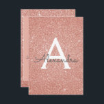 Convite Rosa Dourado Sparkle Glitter Doce Dezesseis Aniver<br><div class="desc">Rosa Dourado Sparkle Glitter Doce Dezesseis Monogramas Nome e Convite de aniversário Inicial. Este convite é perfeito para a Festa de aniversário Rosa Dourada Sparkle Glitter Sweet 16 que está a tentar comemorar em Rosa Rosa Rosa Rosa Rosa Dourada.</div>