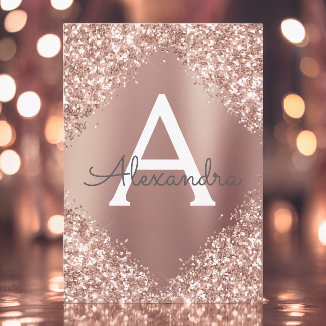 Convite Rosa Dourado Sparkle Glitter Doce Dezesseis Aniver (Criador carregado)