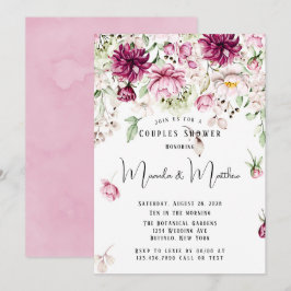 Convite Rosa Dusty e Casal de Pintar Rosa Pintado Pintado