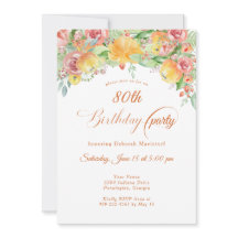 Rosa Floral de 80 de Pêssego Doce