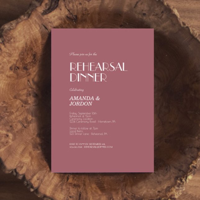 Convite Rosa Garden | Janto de ensaio de casamento por Ros (Criador carregado)