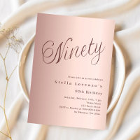 Rosa gold script luxury 90