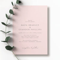 Rosa Macio | Casamento Espelho Clássico Elegante