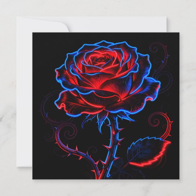 Convite Rosa Neon (Frente)