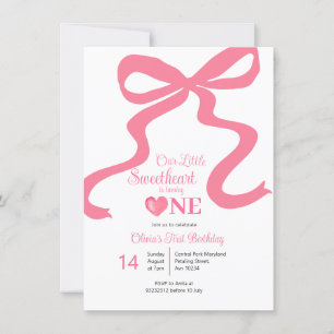 Convite Rosa, Nosso Querido Está Virando Um