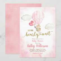 Rosa, podemos aumentar o Chá de fraldas de espera