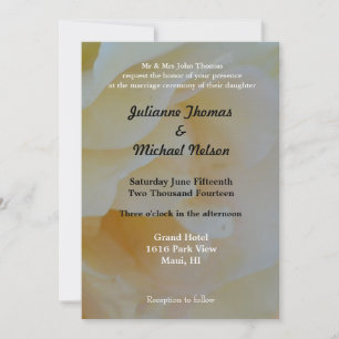 Convite Rosa romântico