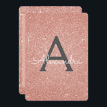 Convite Rosa - Rosa Dourado Brilhante Doce Dezesseis Anive<br><div class="desc">Cor-de-rosa-azul - Rosa Dourada e Cinzas de carvão (Cinza) brilho brilhante Doce Dezesseis Monogramas e Convite de aniversário inicial. Este convite é perfeito para a Festa de aniversário Rosa Dourada Sparkle Glitter Sweet 16 que está a tentar comemorar em Rosa Rosa Rosa Rosa Rosa Dourada.</div>