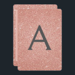 Convite Rosa - Rosa Dourado Brilhante Doce Dezesseis Anive<br><div class="desc">Cor-de-rosa-azul - Rosa Dourada e Cinzas de carvão (Cinza) brilho brilhante Doce Dezesseis Monogramas e Convite de aniversário inicial. Este convite é perfeito para a Festa de aniversário Rosa Dourada Sparkle Glitter Sweet 16 que está a tentar comemorar em Rosa Rosa Rosa Rosa Rosa Dourada.</div>