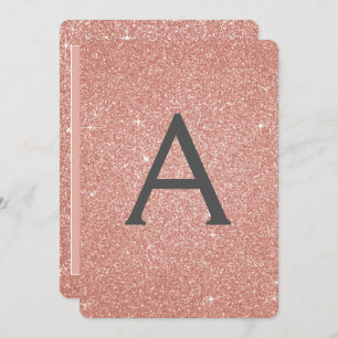 Convite Rosa - Rosa Dourado brilhante Doce Dezesseis Anive