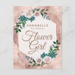 Convite Rosa Rosa Rosa Cor-De-Rosa Dourada Será Minha Meni