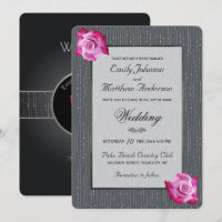 Rosa Rosa Rosa Rosa Rosa Fita Silver Casamento Bri