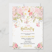 Rosa Um pouco de chá de fraldas de borboleta