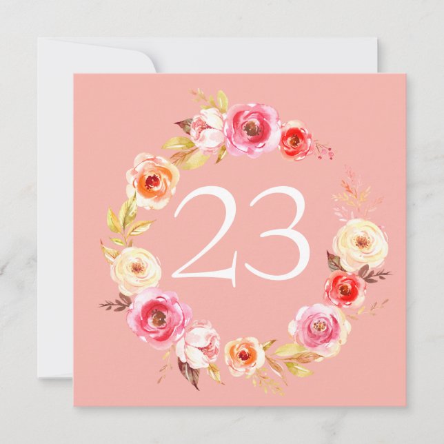 Convite Rosa Unity (Frente)