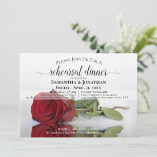 Convite Rosa vermelha, ensaio e Janta de casamentos de chi