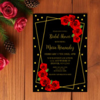 Rosa vermelha preto e Chá de panela Dourado