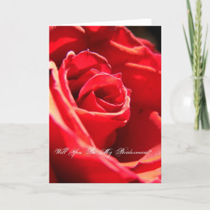 Convite Rosa vermelha, Você Será Minha Porta-Voz?