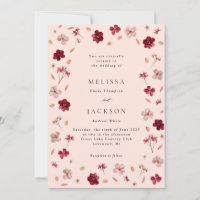 Rosa Vermelho e Creme Presos, Casamento floral