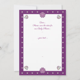 Convite Rosace azul ou vermelho para bebê&criança