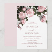 Rosas 3D em Rosa Cor-de-Rosa Casamento Charmoso