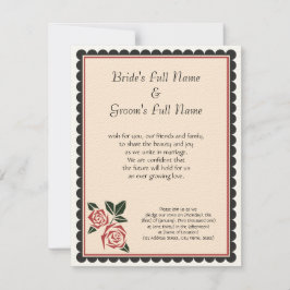 Convite Rosas angulares