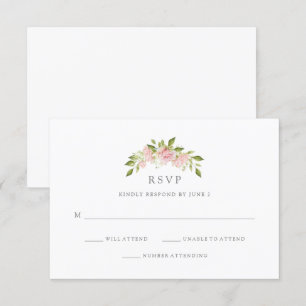Convite Rosas beneficiente   RSVP Wedding floral