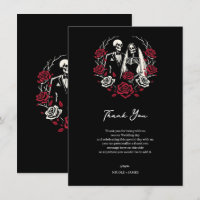 Rosás Brancas e Pretas do Casamento Esqueleto Obri