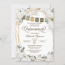 Rosas Brancas Elegantes Quinceanera Russo Ocidenta