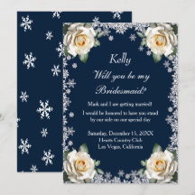 Rosas Brancas Floco de Neve Floco de Natal Bridesm