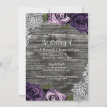 Rosas Cinza Rústico Branco Renda Casamento Deep Pu