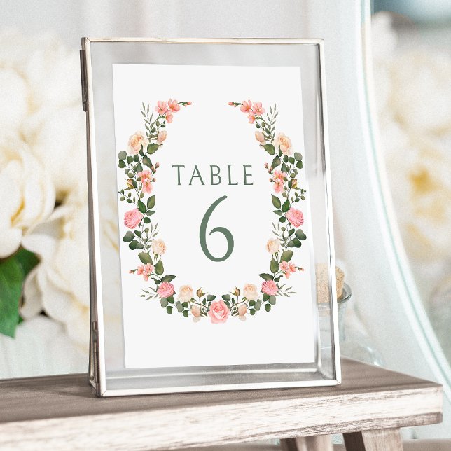 Convite Rosas cor-de-água cor rosa casamento floral (Criador carregado)