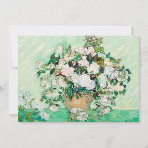 Convite Rosas da vida ininterrupta em um vaso por Vincent