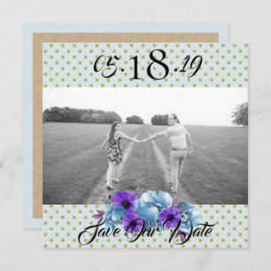 Convite Rosas De Algodão Rustic Wedding Suite Salvar A Dat