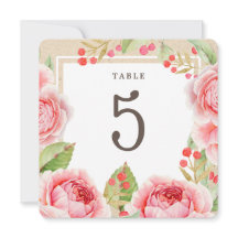 Rosas de Aquarela | Números de tabela de partes do