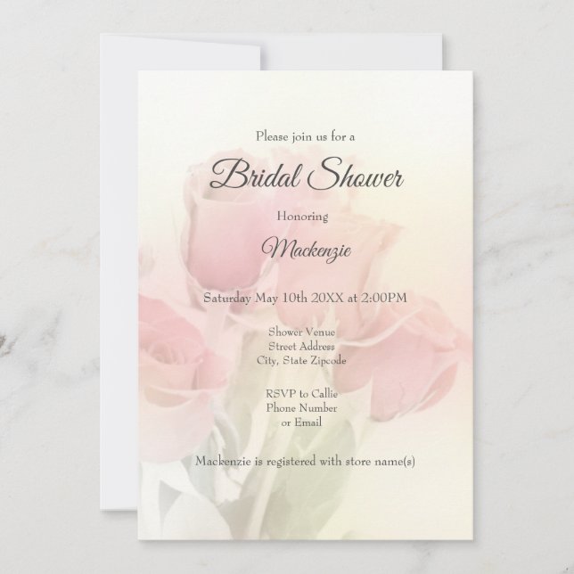 Convite Rosas de pasta mole 2 (Frente)