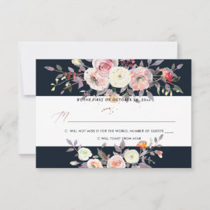 Convite Rosas de Pastel PixDezine Watercolor RSVP