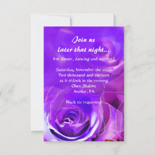 Convite ROSAS DE WATERCOLOR NEON Bat Mitzvah