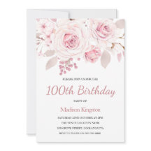 Rosas elegantes mulheres 100º aniversário