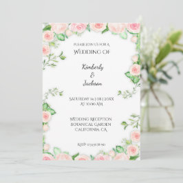 Convite Rosas em Flor