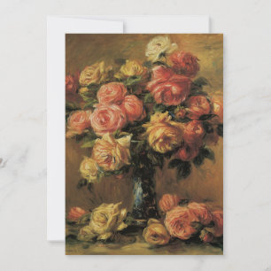 Convite Rosas em um Vaso por Renoir, Chá de Bebê Floral