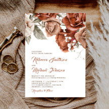 Rosas Laranja Queimada Casamento Floral Terracota