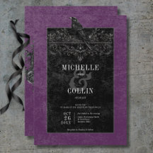 Rosas Pretos Góticos Raven e Negra Casamento Roxo