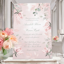 Convite Rosas Românticas De Jardim Secreto Rosa-Rosa 2Casa